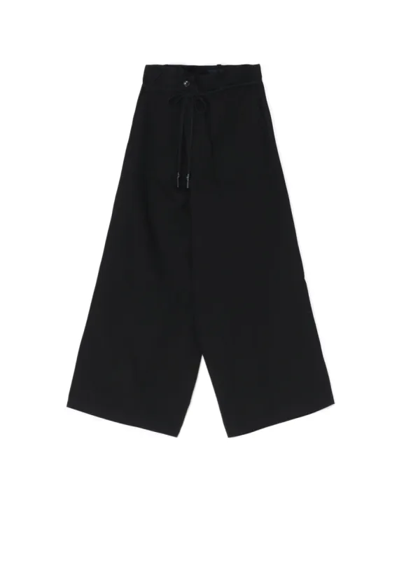 COTTON CANVAS WIDE LEG PANEL PANTS sold by Yohji Yamamoto