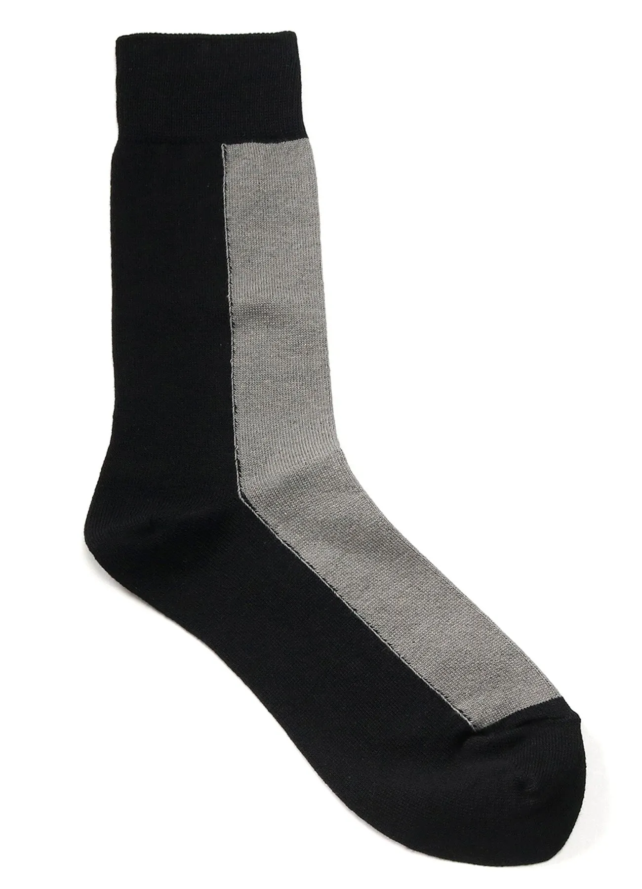 FRONT AND BACK TWO COLOR SOCKS sold by Yohji Yamamoto product image thumbnail 3