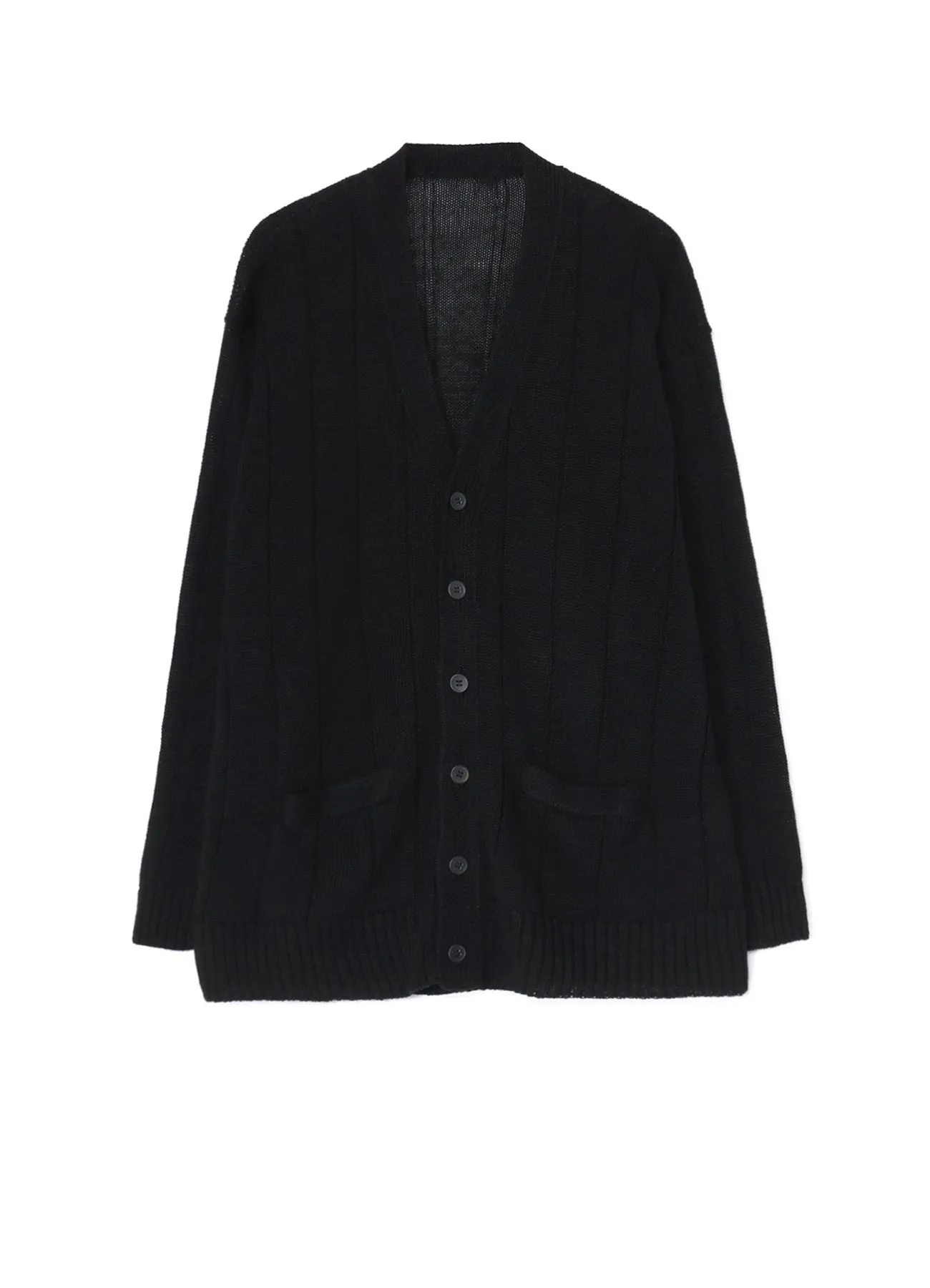LINEN ROAD2/24 R-5G CARDIGAN sold by Yohji Yamamoto