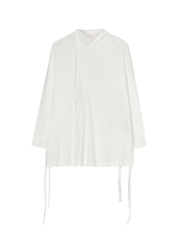 COTTON SINGLE JERSEY R-BINDER LONG SLV T sold by Yohji Yamamoto