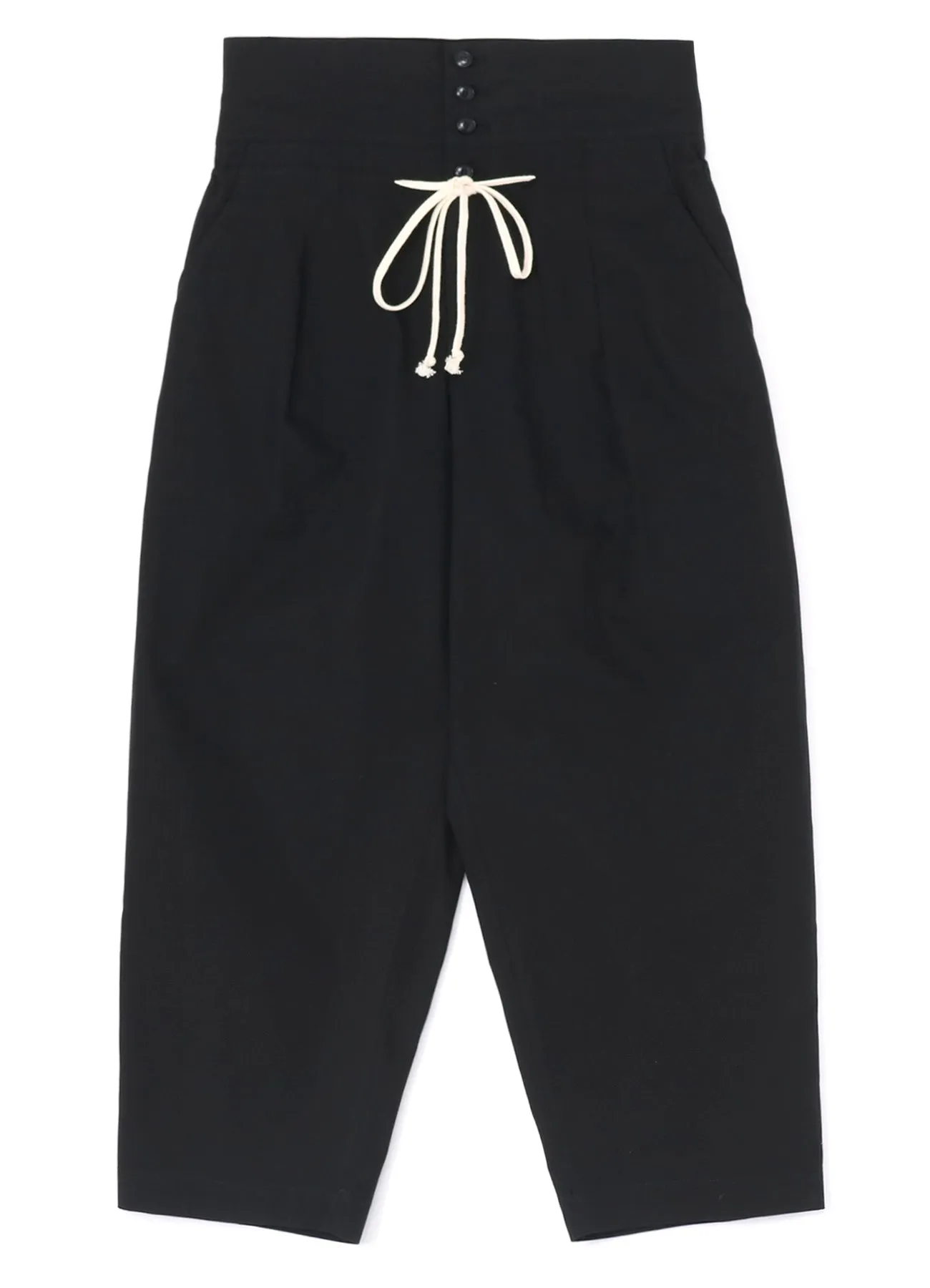 POPLIN R-HIGH WAIST PANTS sold by Yohji Yamamoto product image thumbnail 4