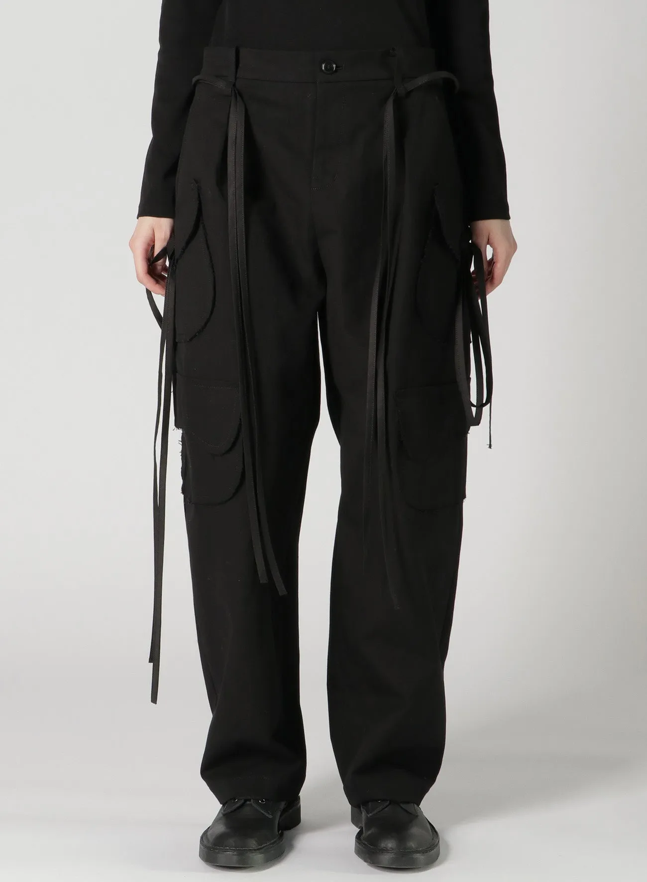 COTTON CANVAS CARGO PANTS sold by Yohji Yamamoto product image thumbnail 5
