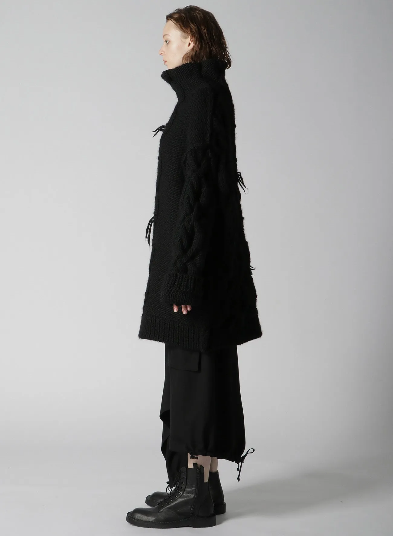 TOP Stream R-HAND KNITTED CABLE HN sold by Yohji Yamamoto product image thumbnail 4