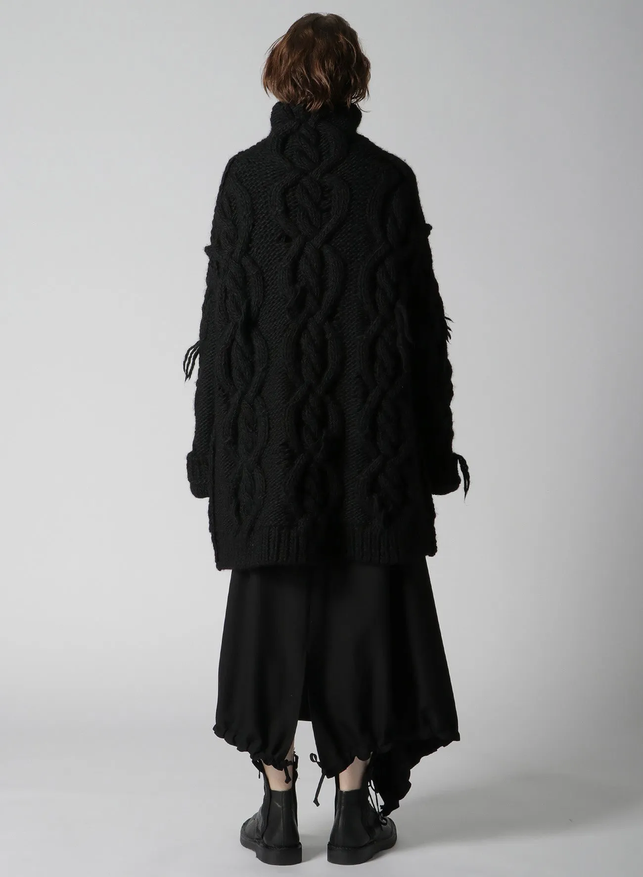 TOP Stream R-HAND KNITTED CABLE HN sold by Yohji Yamamoto product image thumbnail 5