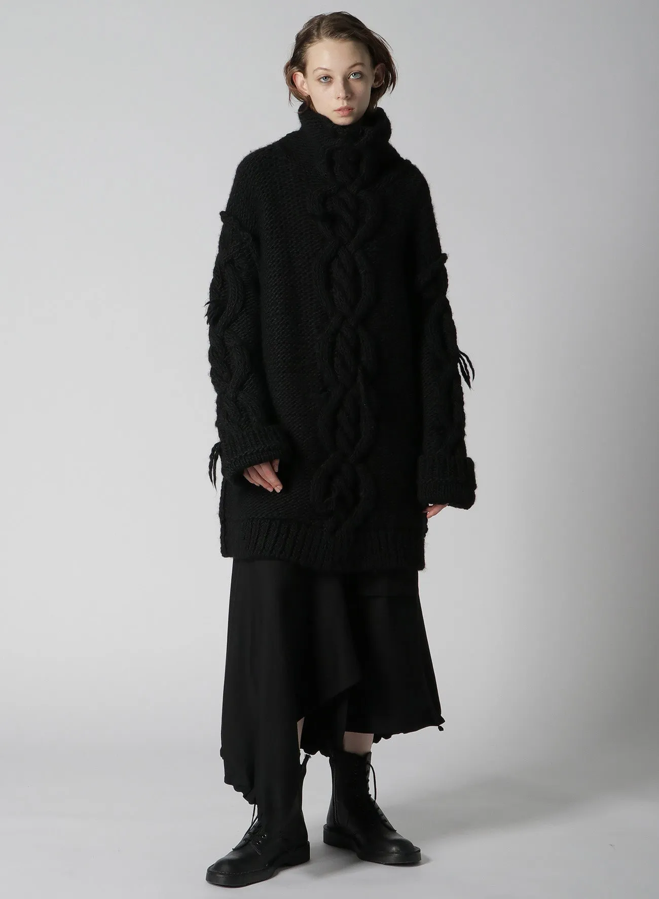 TOP Stream R-HAND KNITTED CABLE HN sold by Yohji Yamamoto product image thumbnail 3