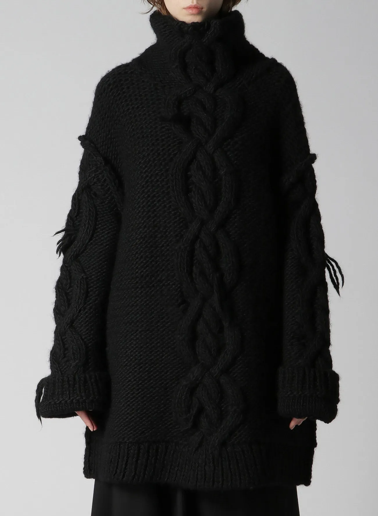 TOP Stream R-HAND KNITTED CABLE HN sold by Yohji Yamamoto product image thumbnail 2