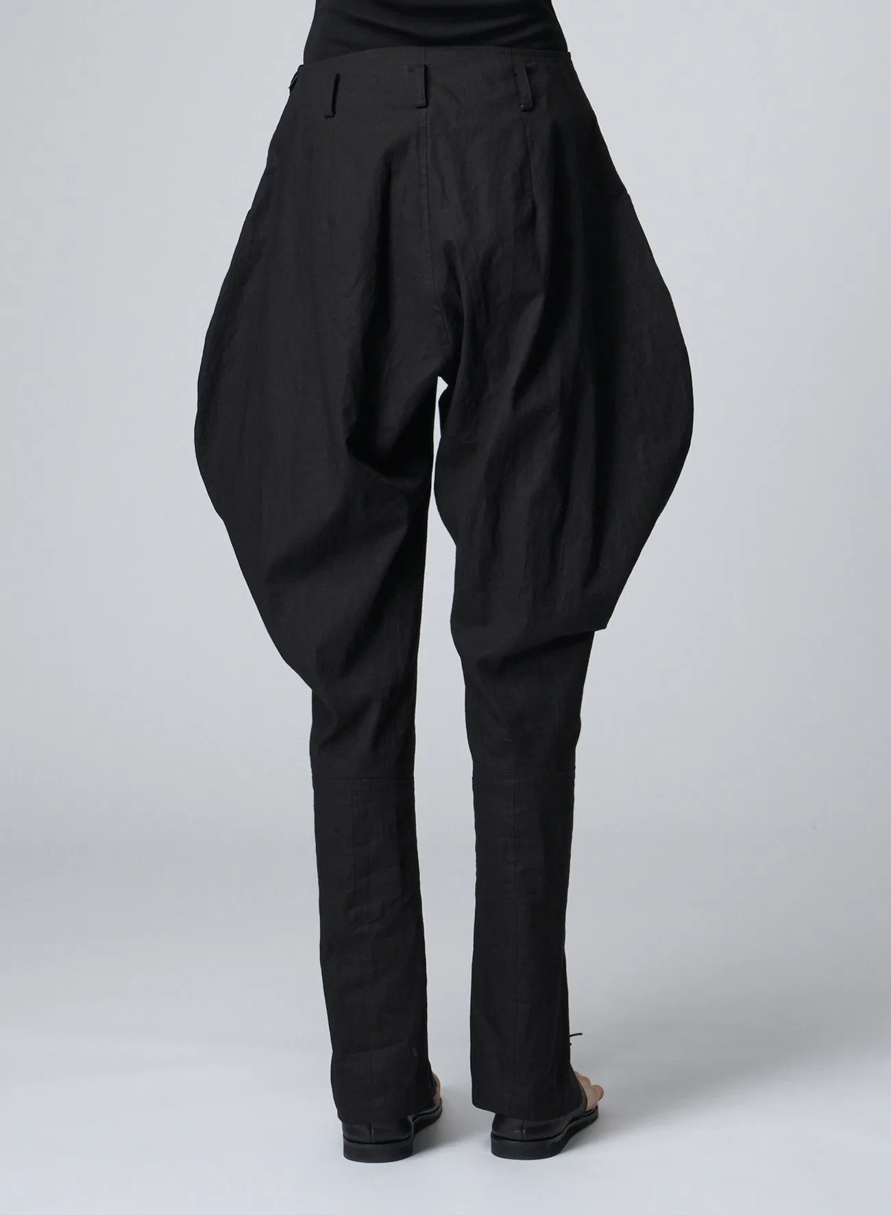 C/Li SHEETING GUSSET WIDE RIDING P sold by Yohji Yamamoto product image thumbnail 5