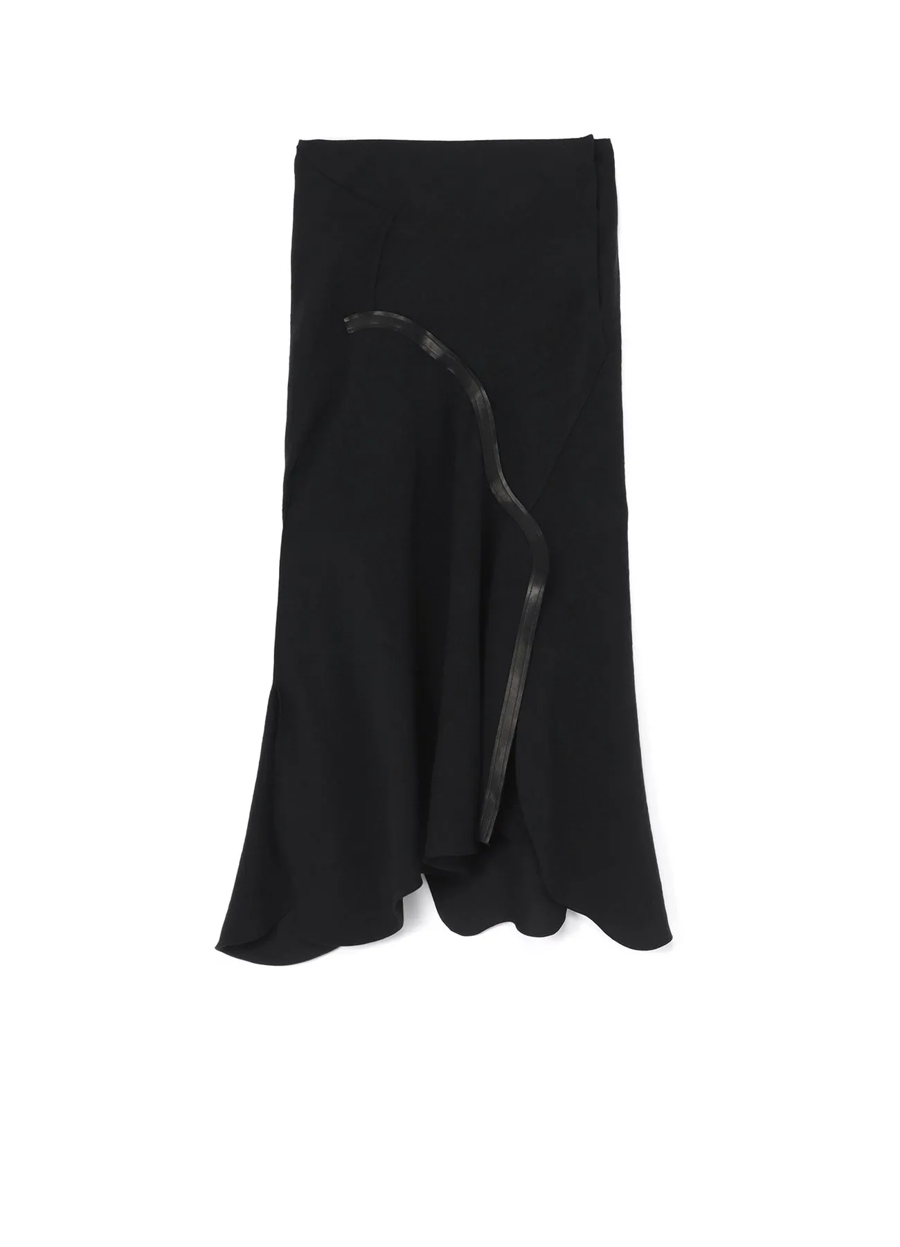 UNTWISTING LINEN CC BIAS CURVE CUT SKIRT sold by Yohji Yamamoto