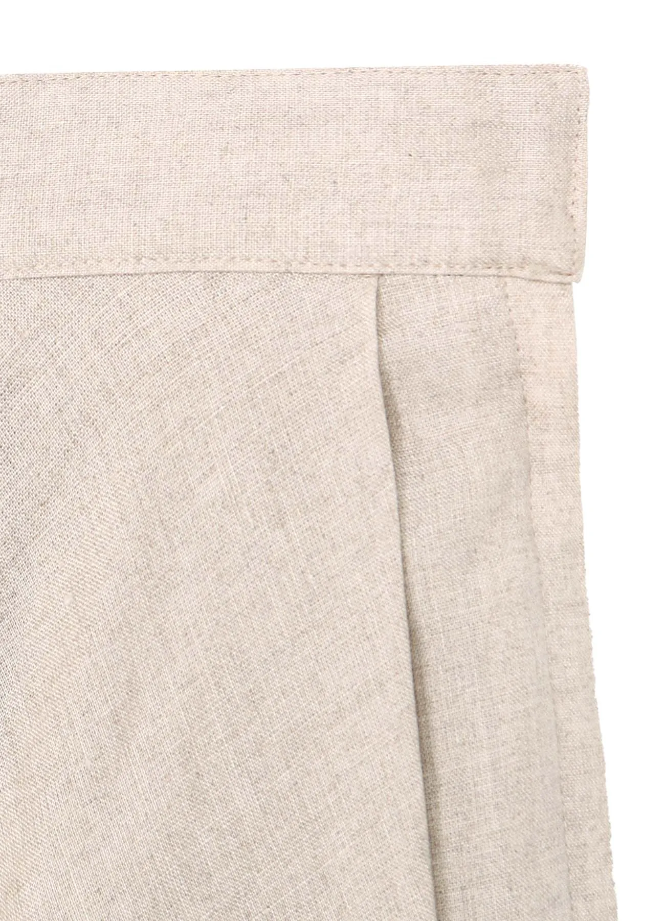 LINEN SKIRT WITH BOX PLEATS sold by Yohji Yamamoto product image thumbnail 4