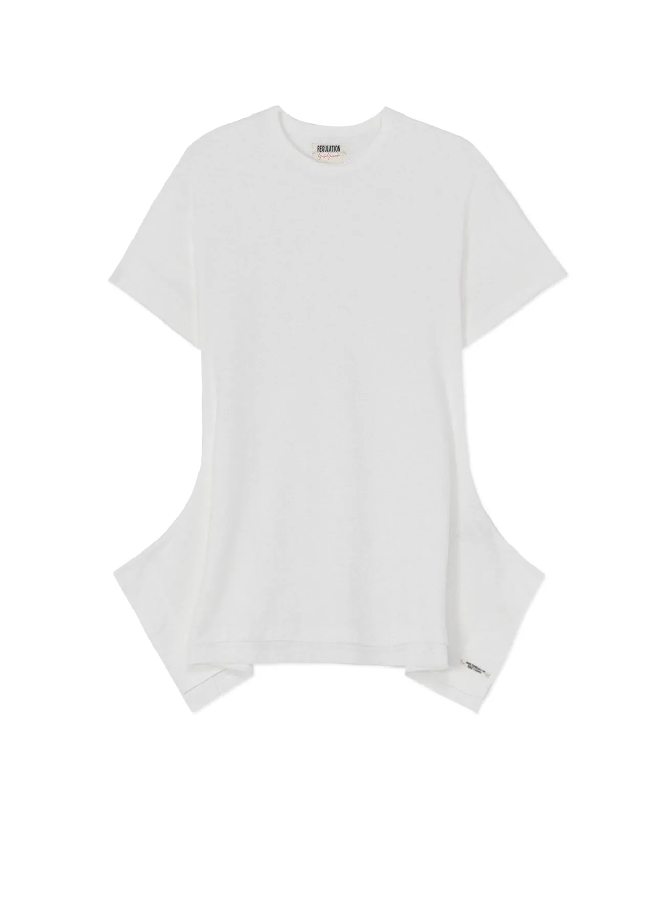 COMBED COTTON JERSEY SIDE FLARE PULLOVER sold by Yohji Yamamoto