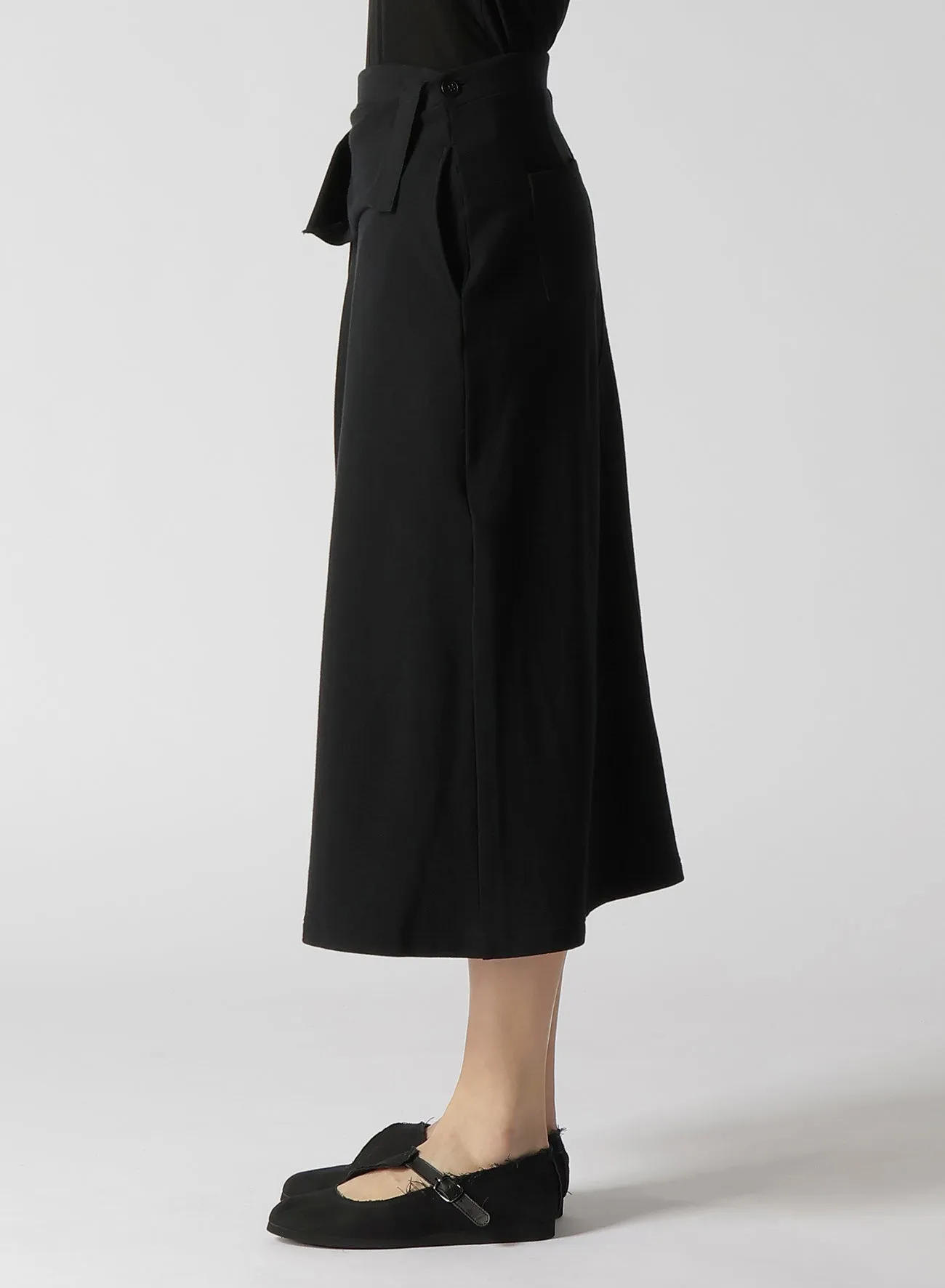 40/20 FRENCH TERRY WRAP SKIRT sold by Yohji Yamamoto product image thumbnail 4