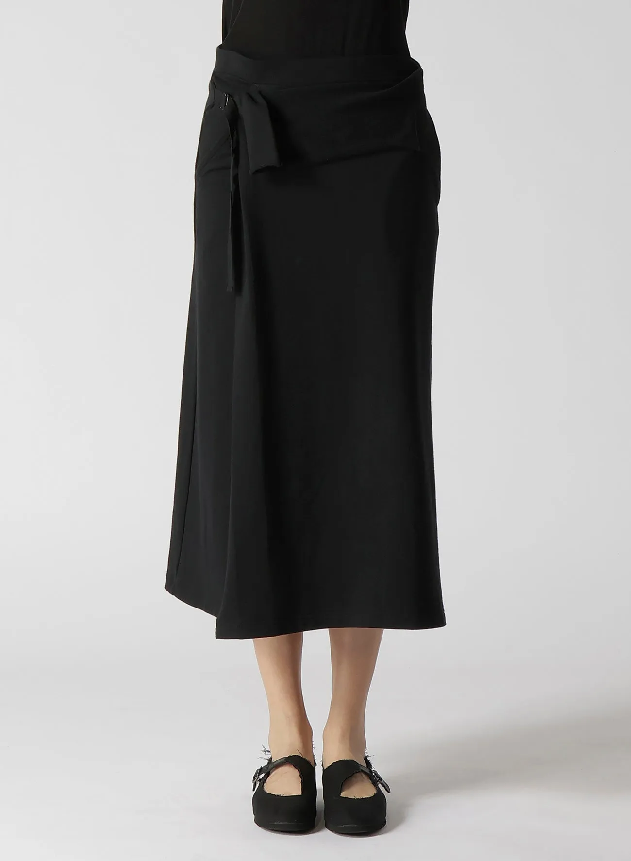 40/20 FRENCH TERRY WRAP SKIRT sold by Yohji Yamamoto product image thumbnail 2