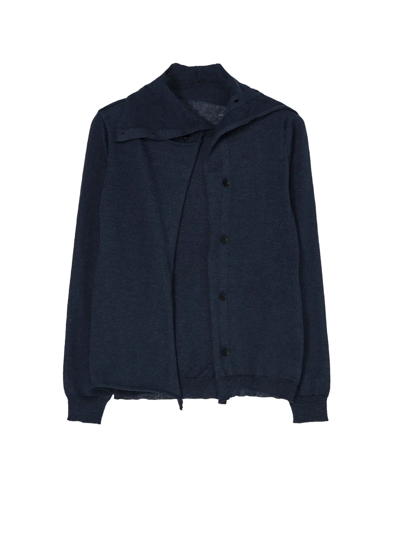 PLAIN STITCH HIGH NECK CARDIGAN sold by Yohji Yamamoto