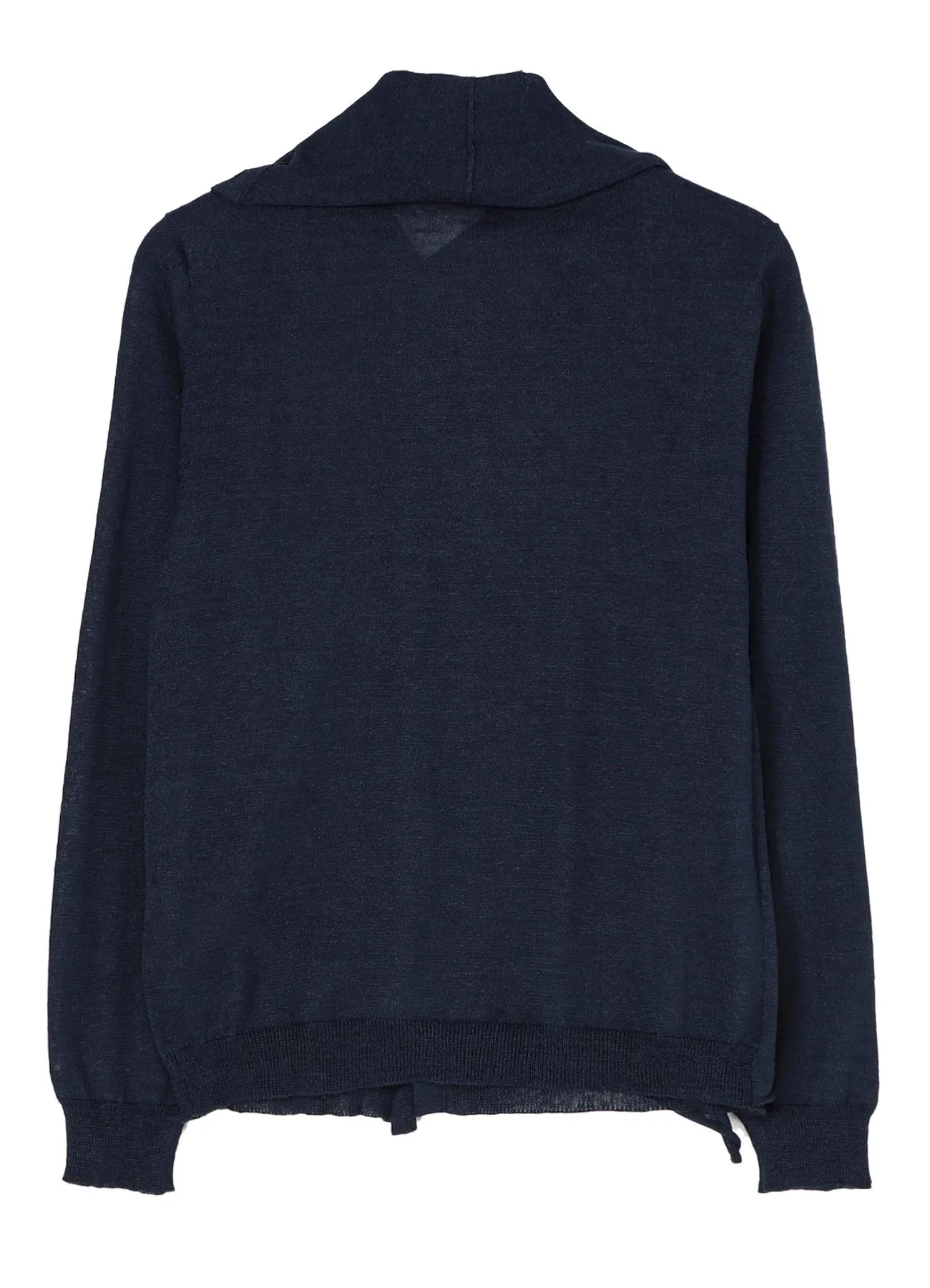 PLAIN STITCH HIGH NECK CARDIGAN sold by Yohji Yamamoto product image thumbnail 3