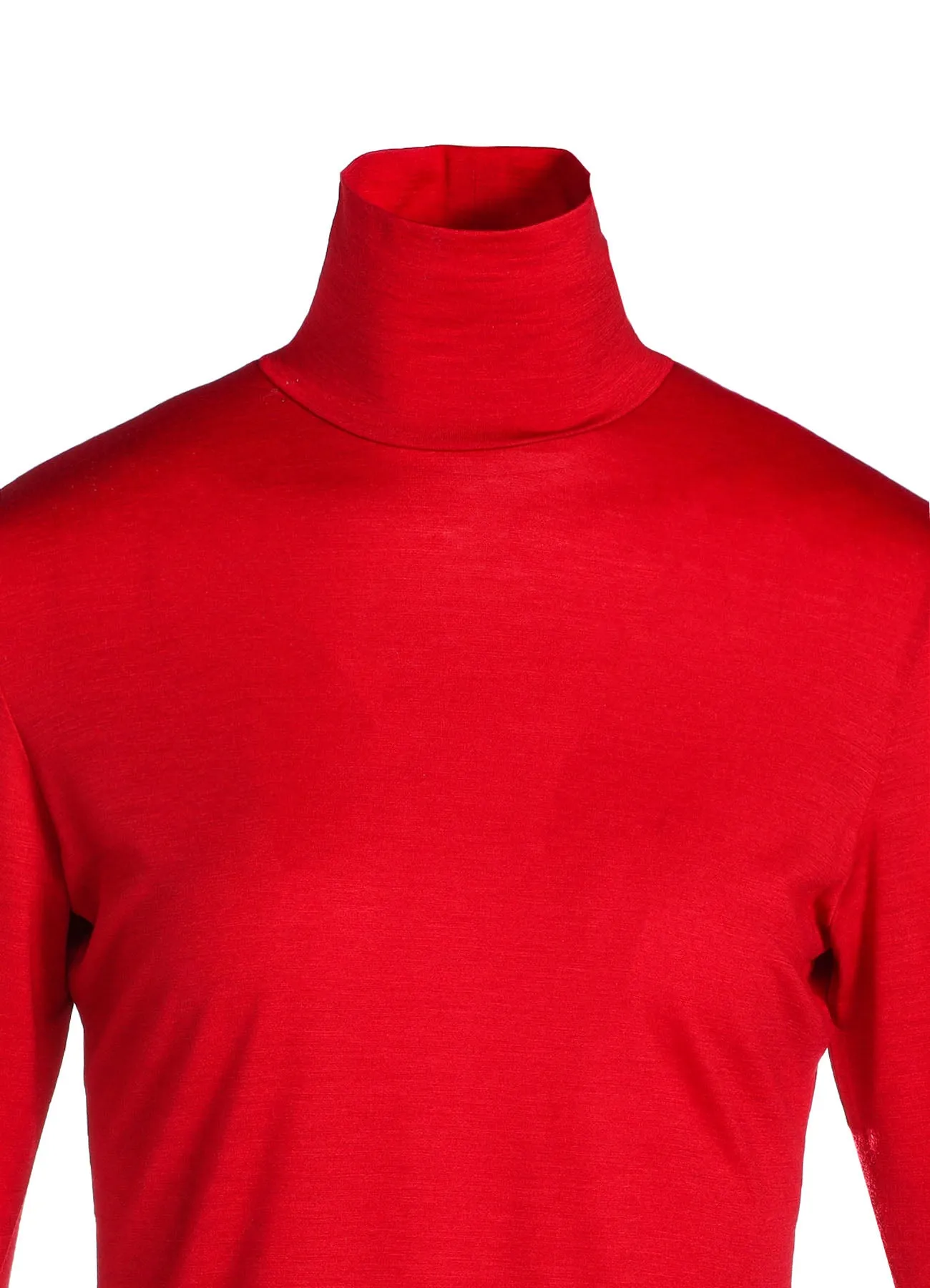 WOOL SINGLE JERSEY TURTLE NECK LONG SLV PO sold by Yohji Yamamoto product image thumbnail 5