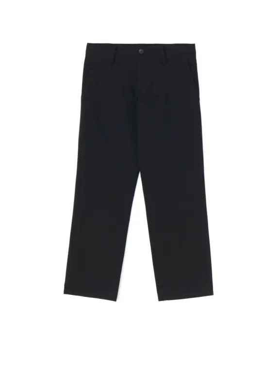 30/-COTTON TWILL LOW-RISE STRAIGHT FIT PANTS made by Yohji Yamamoto