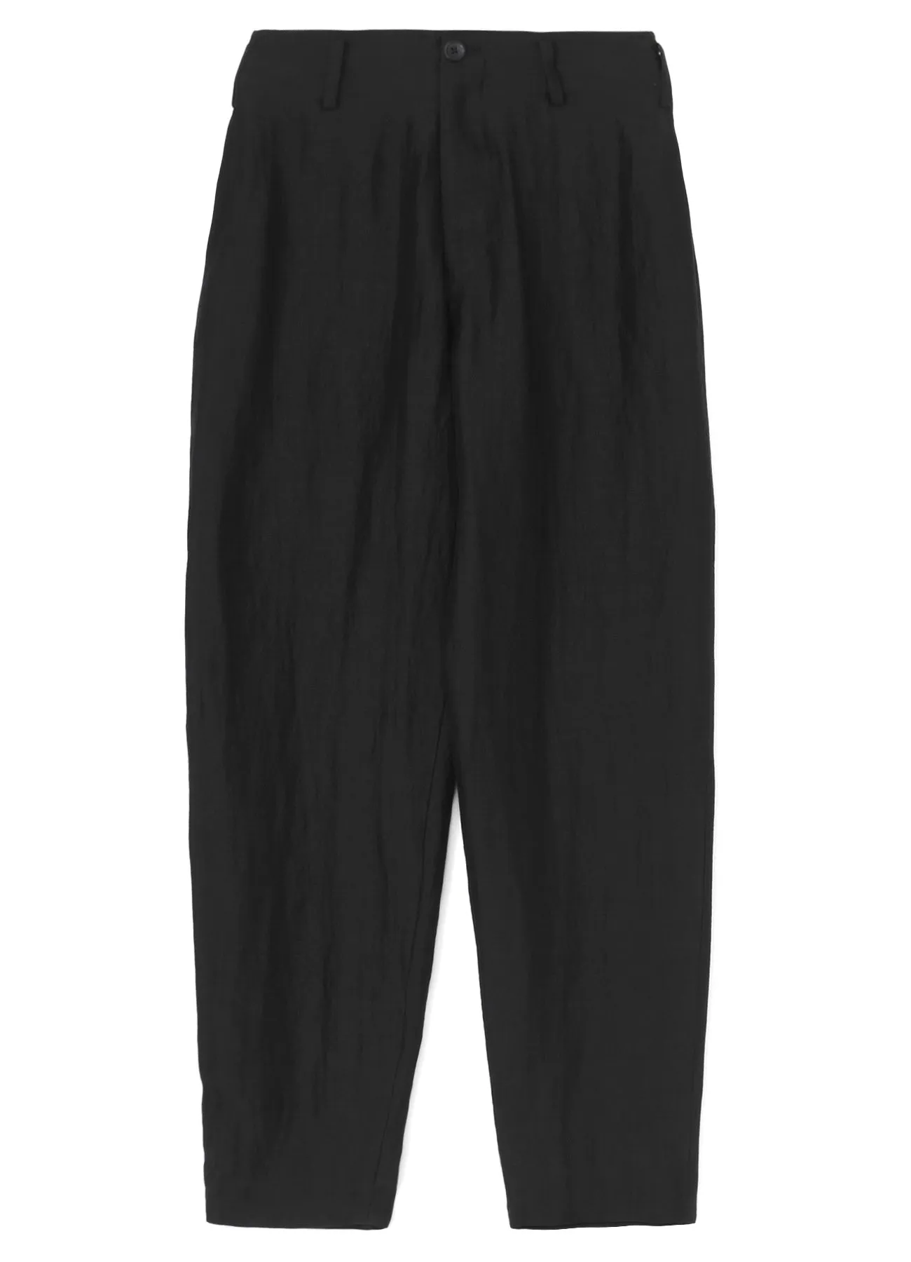 HIGH TWISTED GABARDINE LOW-RISE BASIC PANTS sold by Yohji Yamamoto product image thumbnail 4
