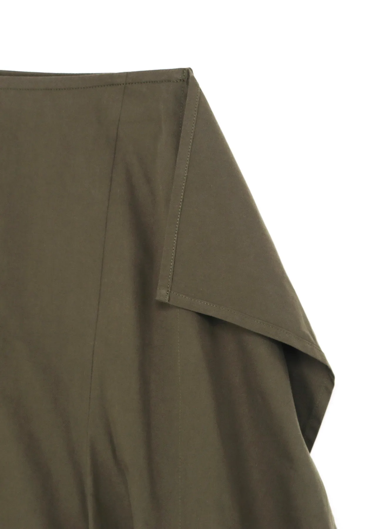 30/-COTTON TWILL DRAPE DETAIL SKIRT PANTS sold by Yohji Yamamoto product image thumbnail 4