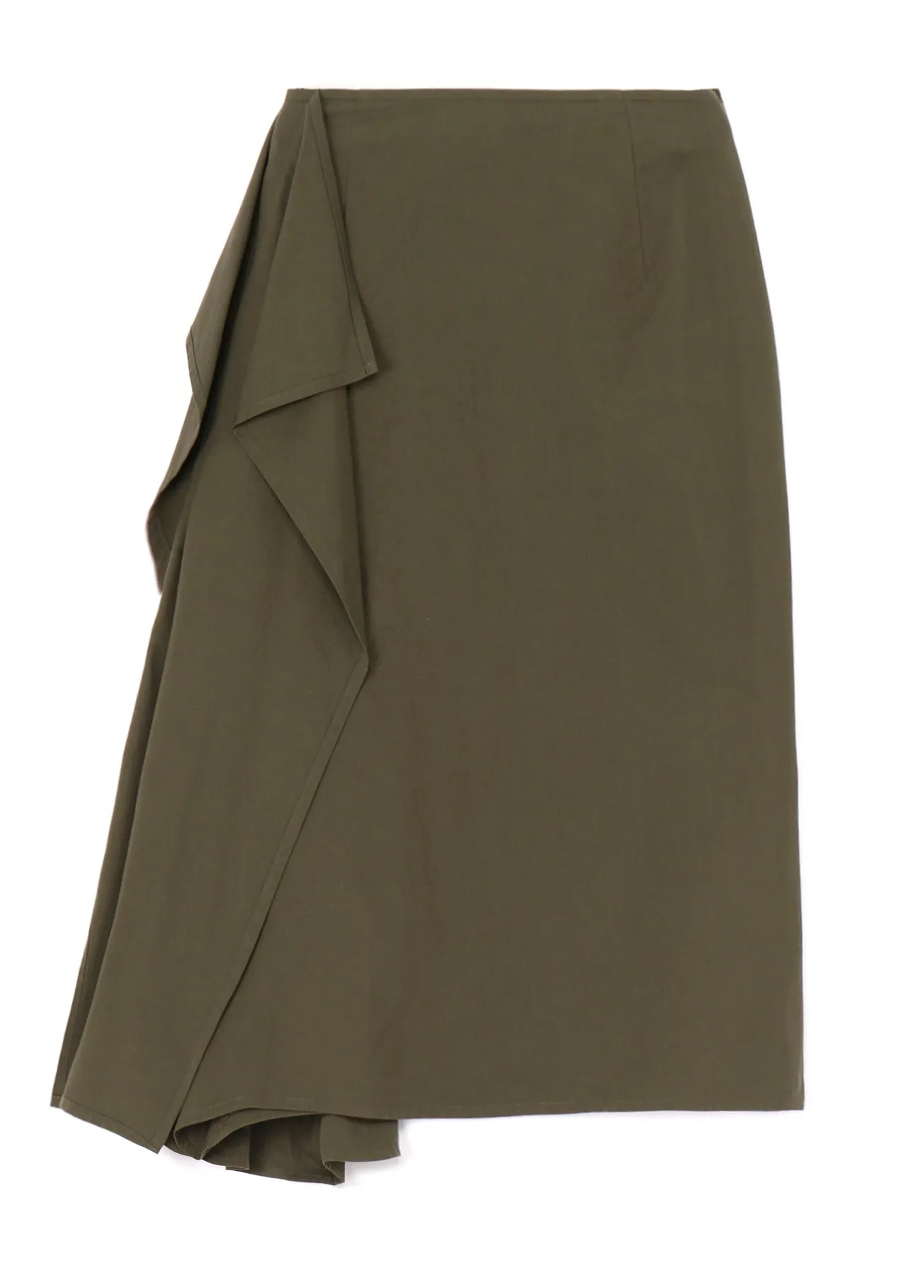 30/-COTTON TWILL DRAPE DETAIL SKIRT PANTS sold by Yohji Yamamoto product image thumbnail 3