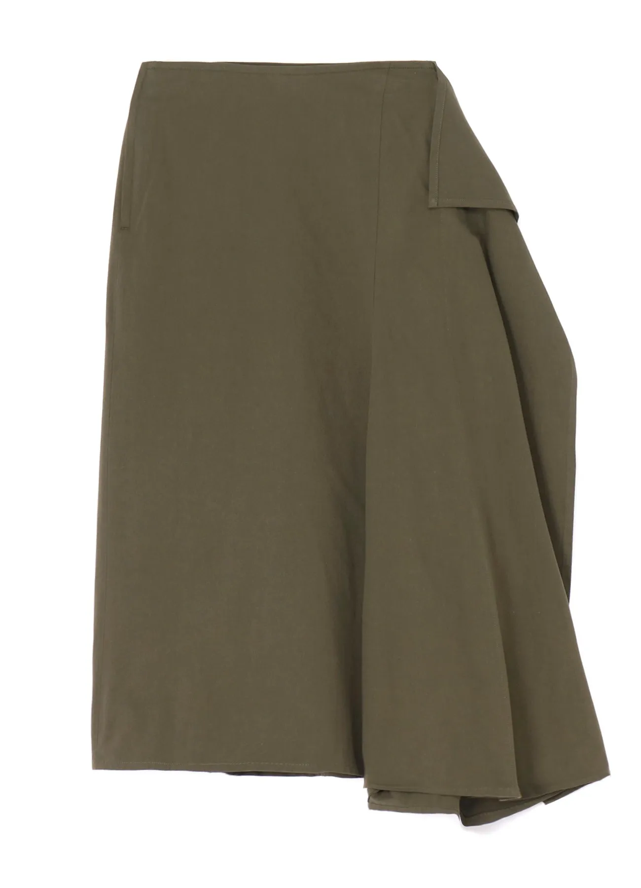 30/-COTTON TWILL DRAPE DETAIL SKIRT PANTS sold by Yohji Yamamoto product image thumbnail 2