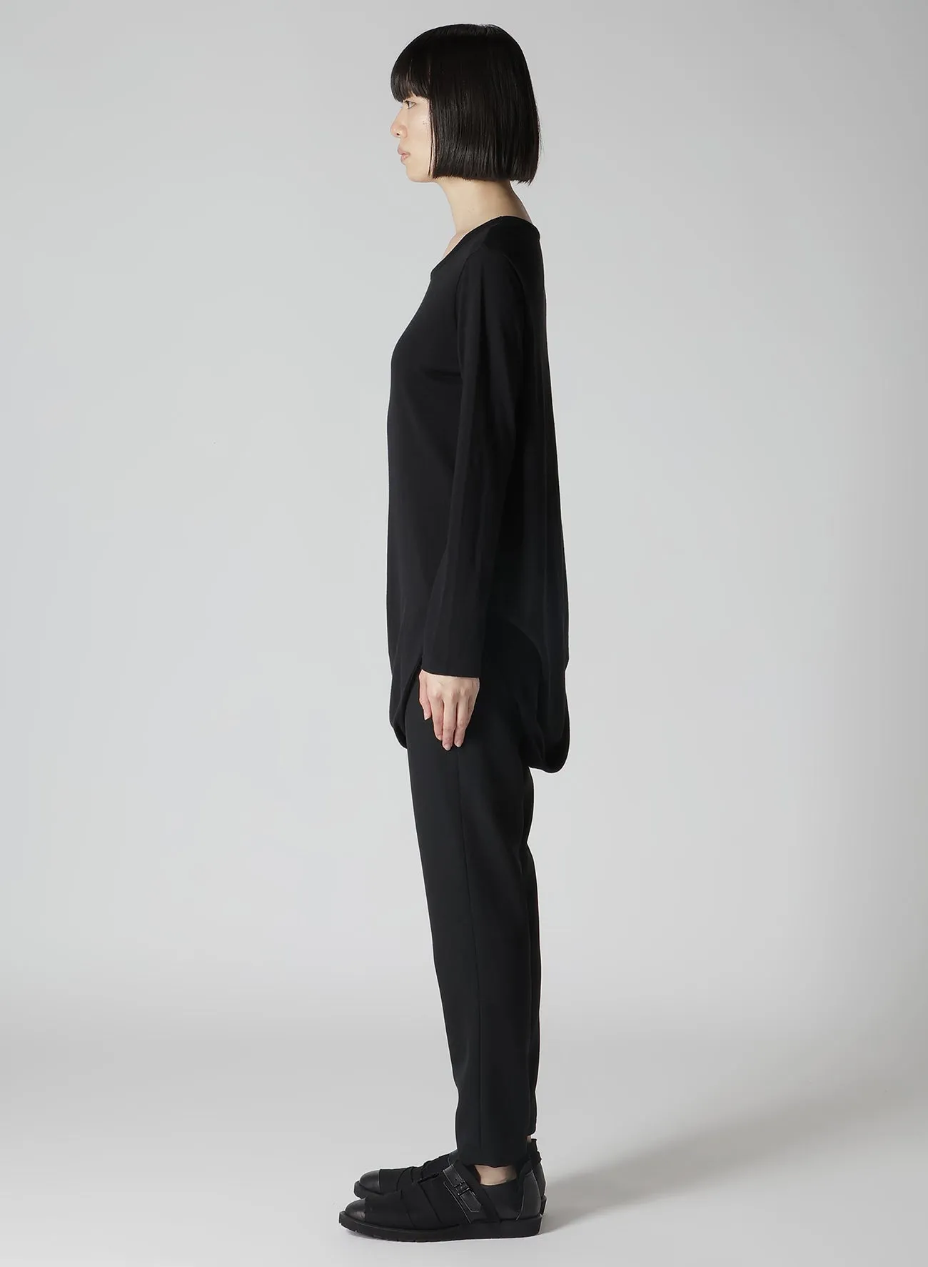 56/2 GUAZE SINGLE JERSEY TWISTED LONG SLV T sold by Yohji Yamamoto product image thumbnail 4