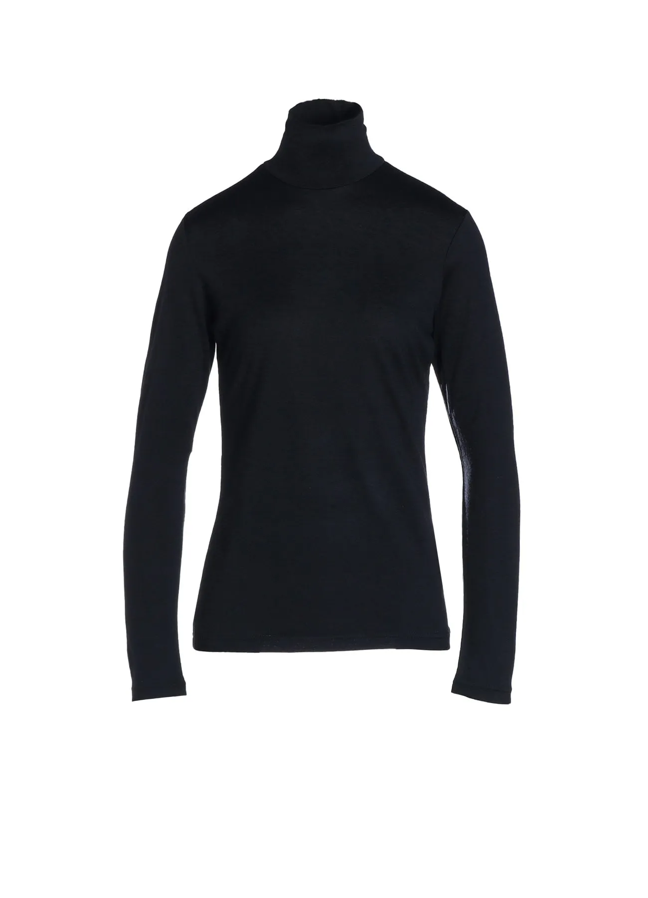 WOOL SINGLE JERSEY TURTLE NECK LONG SLV PO sold by Yohji Yamamoto