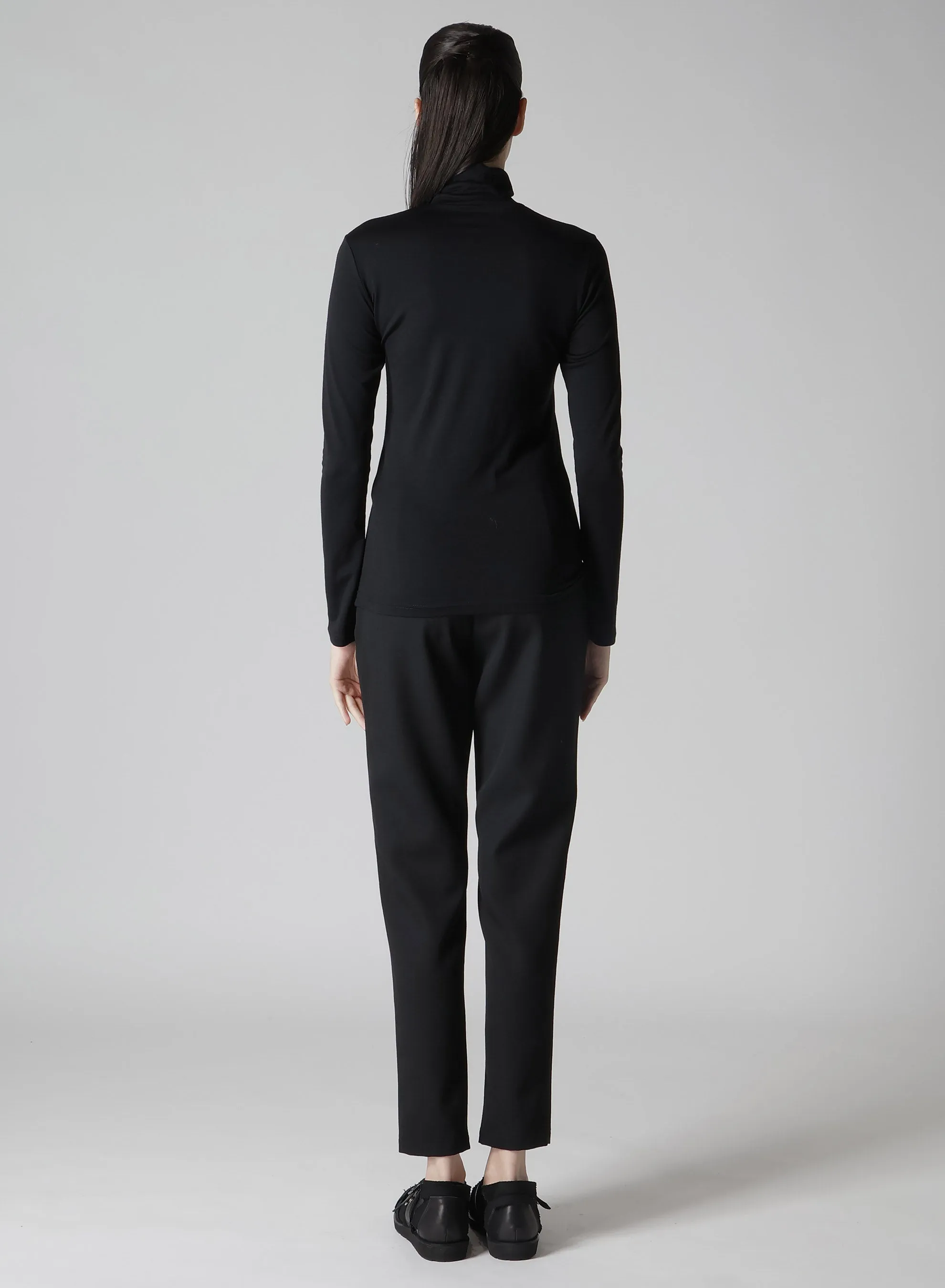 WOOL SINGLE JERSEY TURTLE NECK LONG SLV PO sold by Yohji Yamamoto product image thumbnail 5