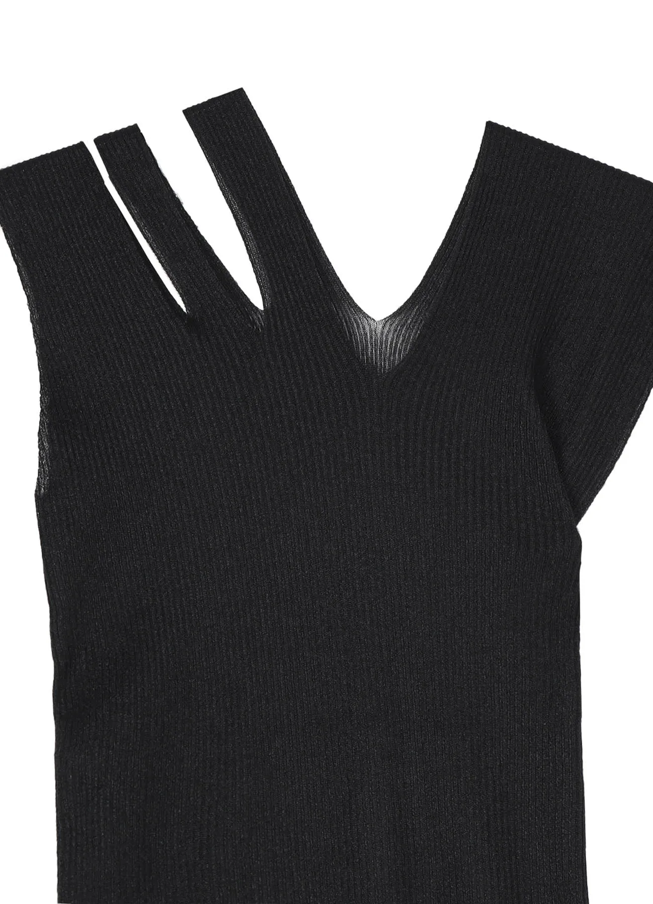 RIB collections SLEEVELESS TOP B sold by Yohji Yamamoto product image thumbnail 4