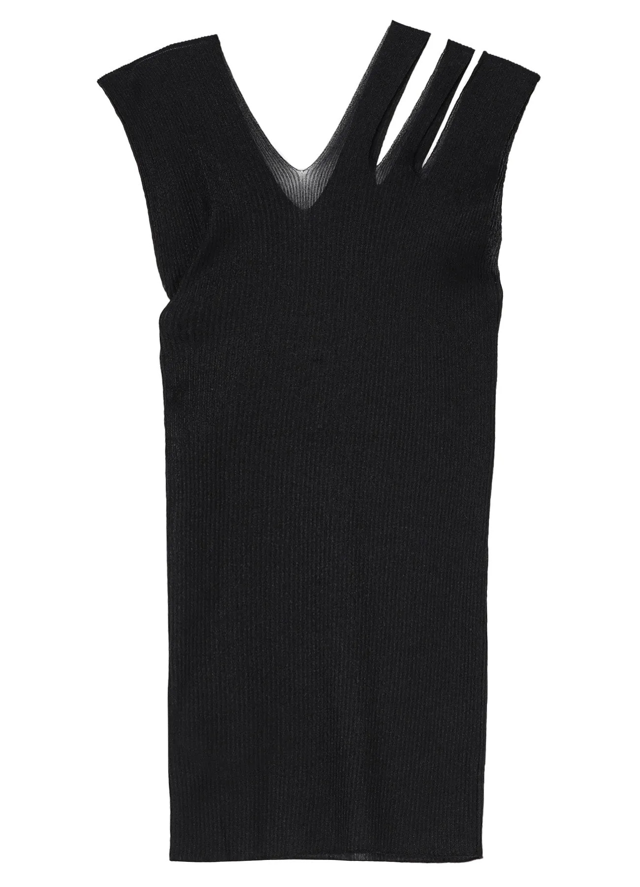 RIB collections SLEEVELESS TOP B sold by Yohji Yamamoto product image thumbnail 3