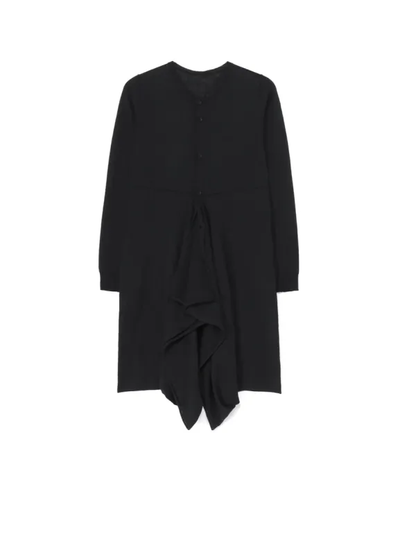 PLAIN STITCH FLARE LONG CARDIGAN made by Yohji Yamamoto
