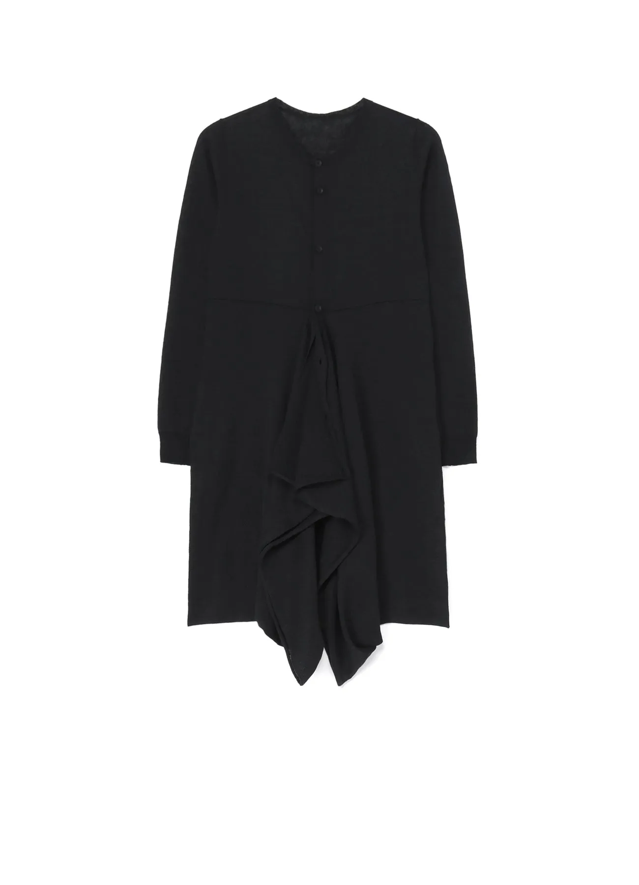 PLAIN STITCH FLARE LONG CARDIGAN sold by Yohji Yamamoto