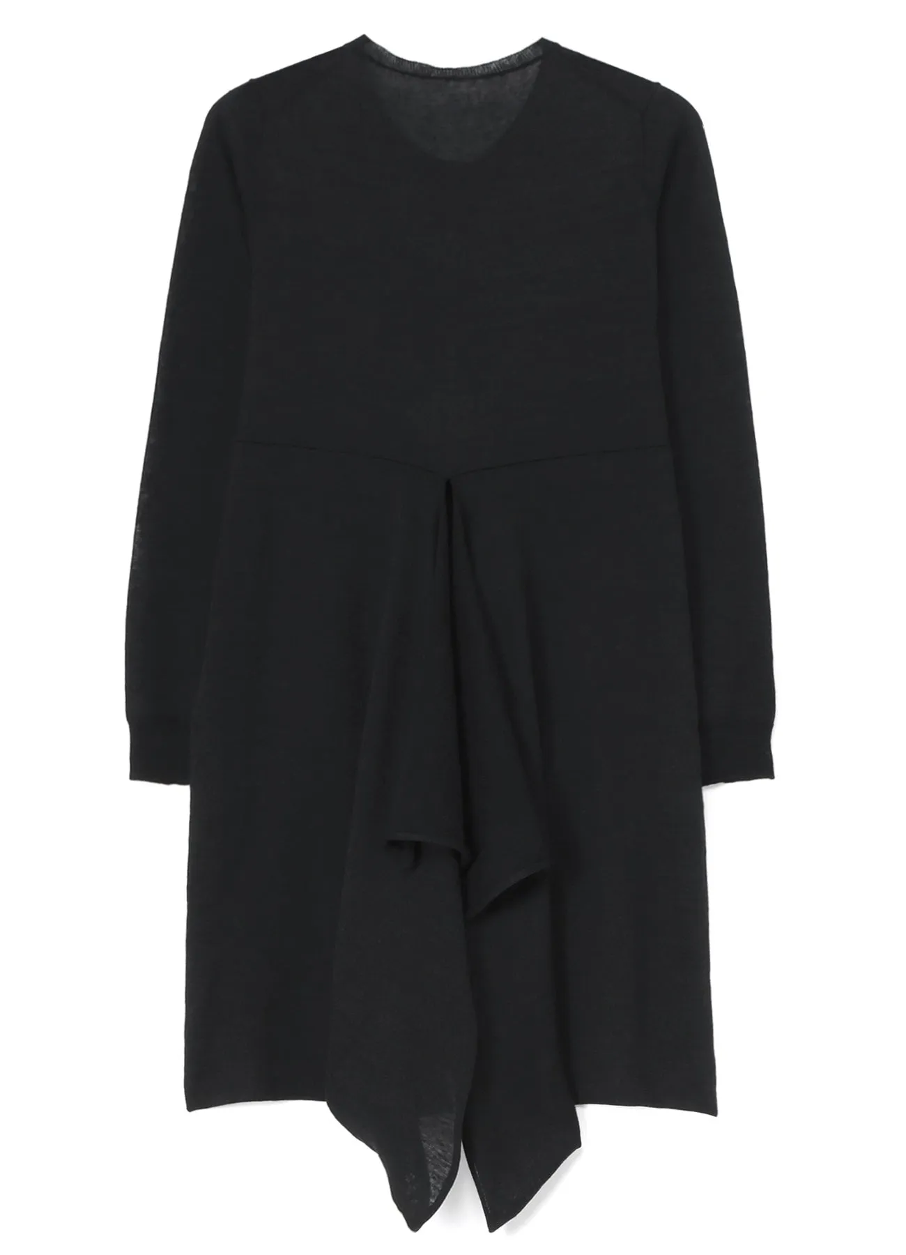 PLAIN STITCH FLARE LONG CARDIGAN sold by Yohji Yamamoto product image thumbnail 3