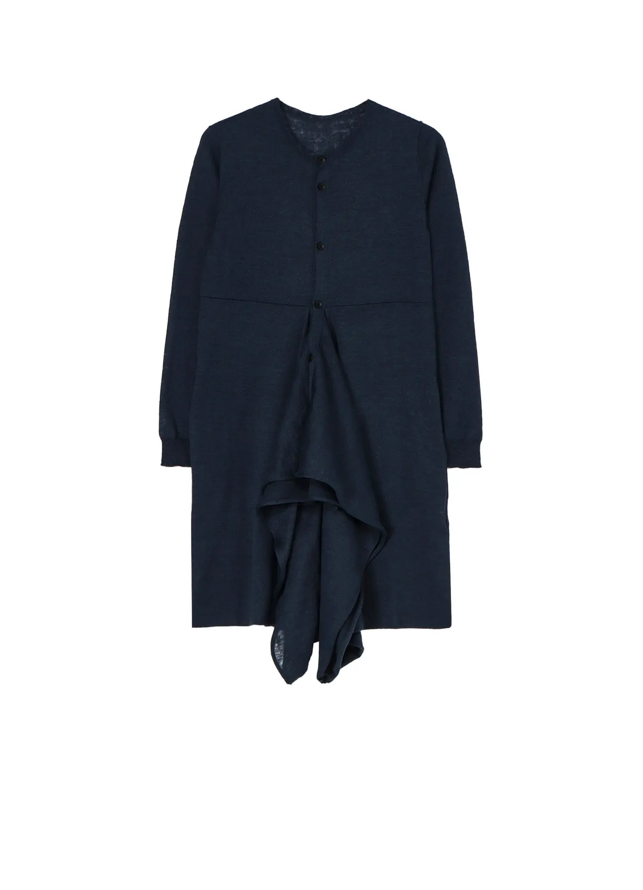 PLAIN STITCH FLARE LONG CARDIGAN sold by Yohji Yamamoto
