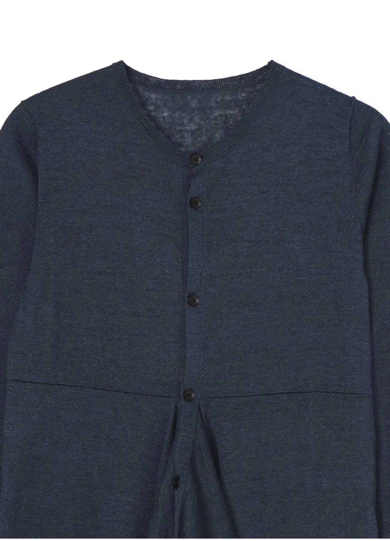 PLAIN STITCH FLARE LONG CARDIGAN sold by Yohji Yamamoto product image thumbnail 4