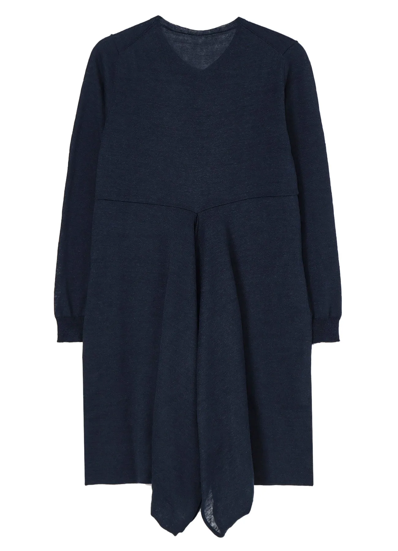 PLAIN STITCH FLARE LONG CARDIGAN sold by Yohji Yamamoto product image thumbnail 3