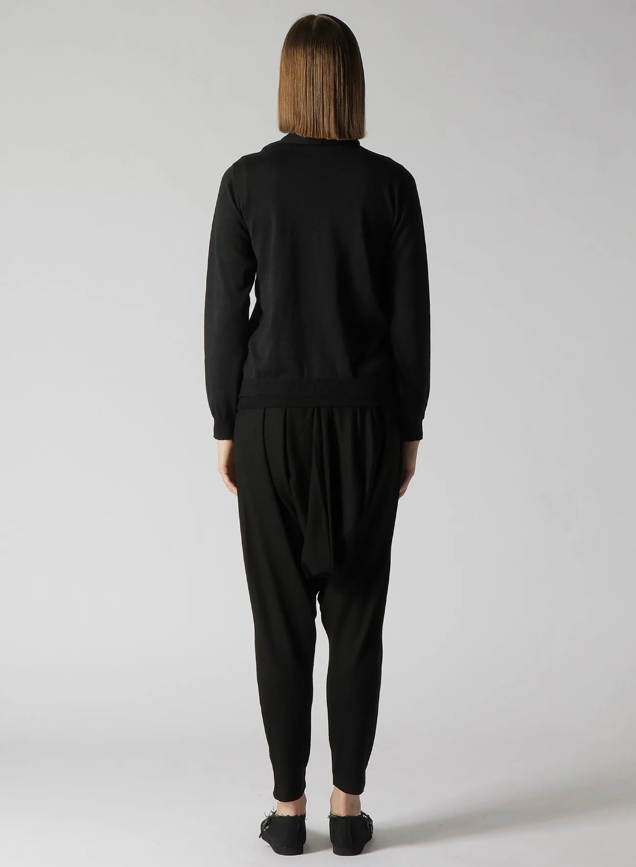 PLAIN STITCH HIGH NECK CARDIGAN sold by Yohji Yamamoto product image thumbnail 5