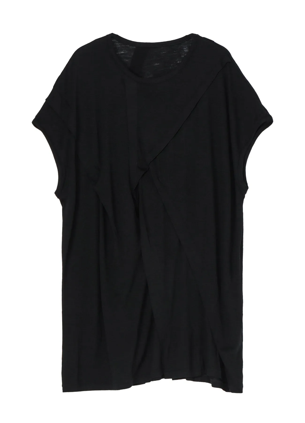 SOFT GAUZE SHORT SLV TUCK DETAIL DRESS sold by Yohji Yamamoto product image thumbnail 2
