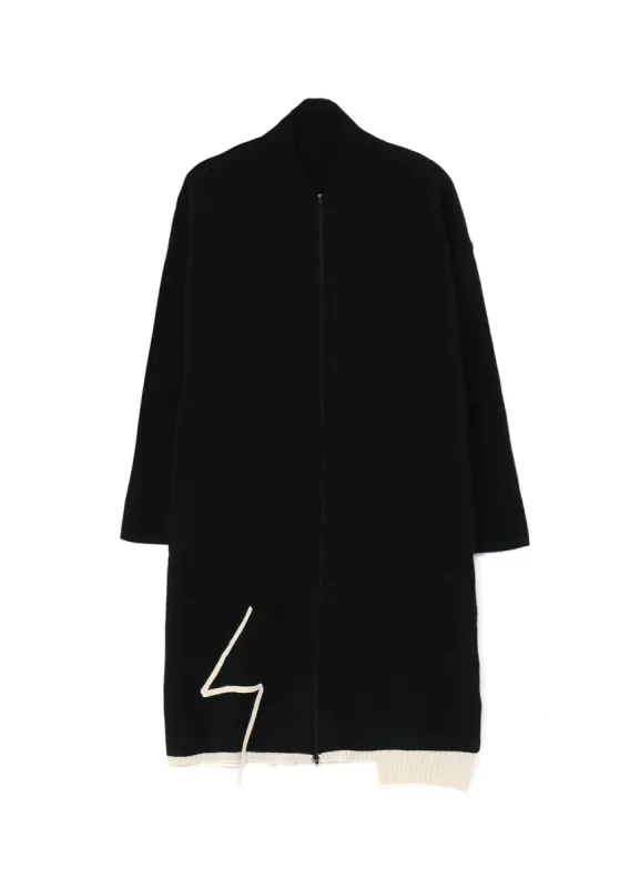 7G LONG CARDIGAN KNIT made by Yohji Yamamoto