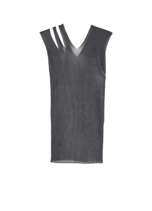 RIB collections SLEEVELESS TOP B sold by Yohji Yamamoto