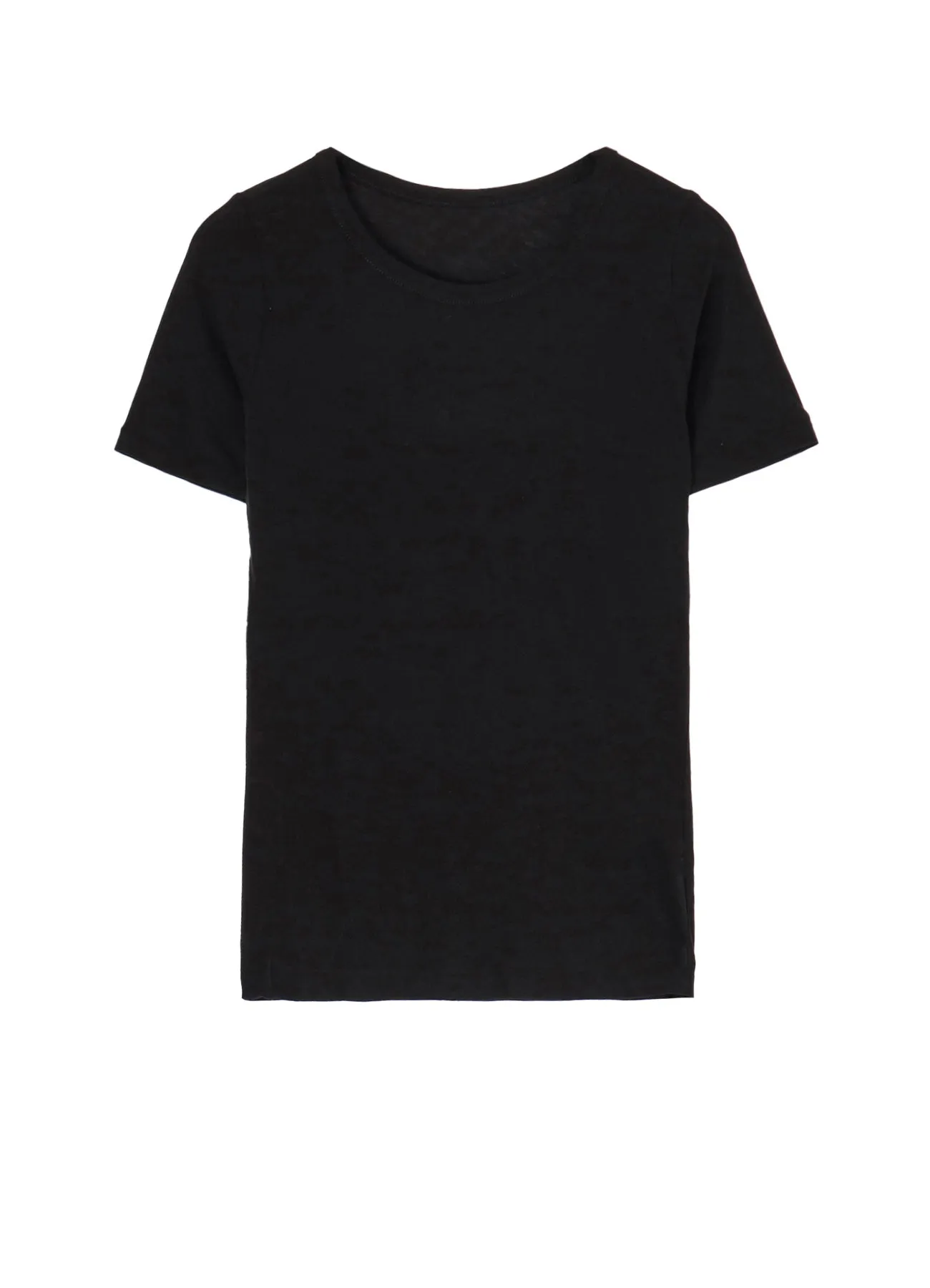 80/-HIGH GAUGE SINGLE JERSEY ROUND NECK SHORT SLV T sold by Yohji Yamamoto