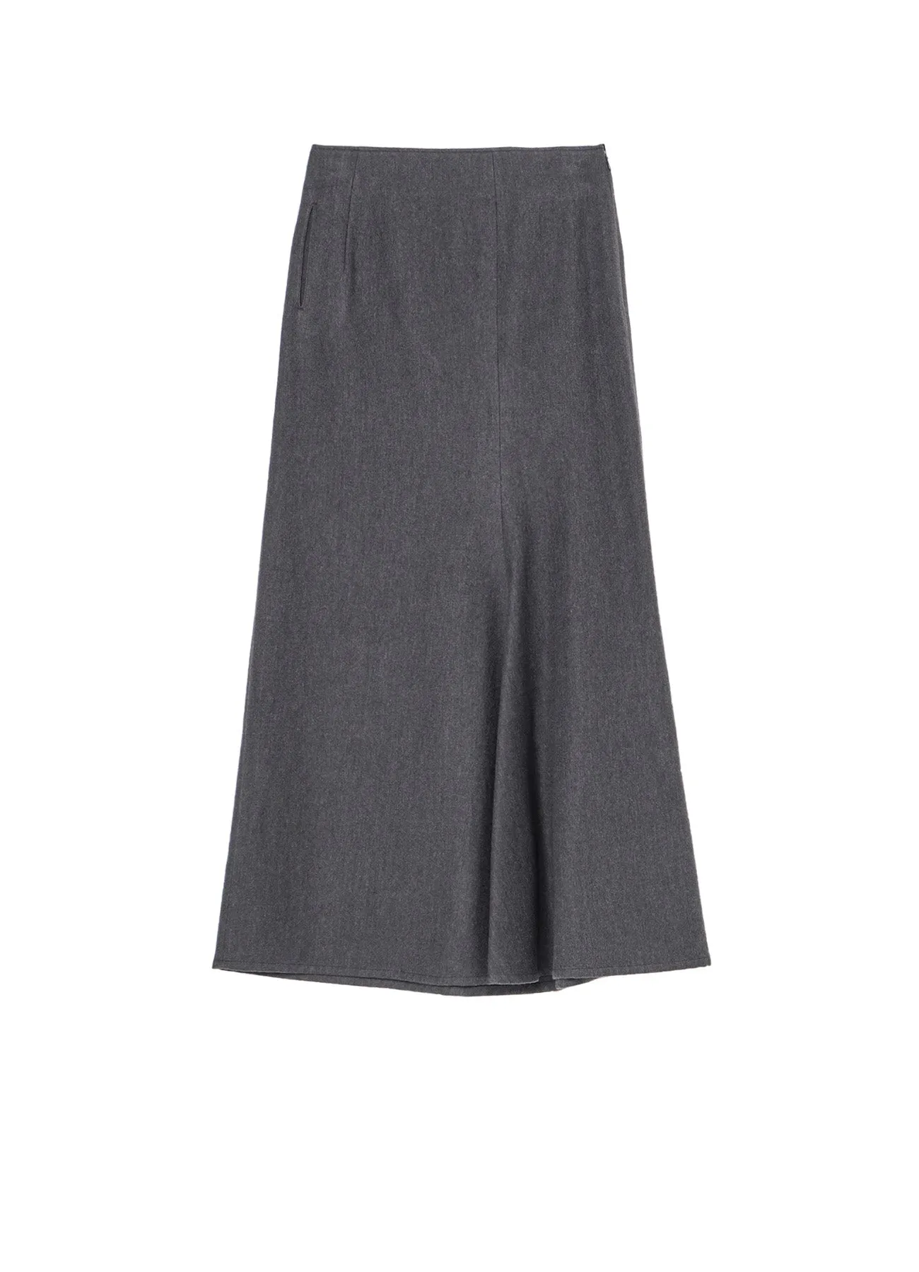 W/C TWILL WASHER L SLIM FLARE SKIRT sold by Yohji Yamamoto