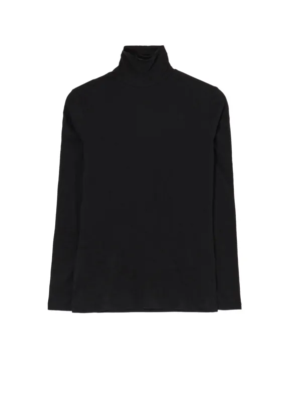 80/-HIGH GAUGE SINGLE JERSEY TURTLE NECK LONG SLV PO sold by Yohji Yamamoto