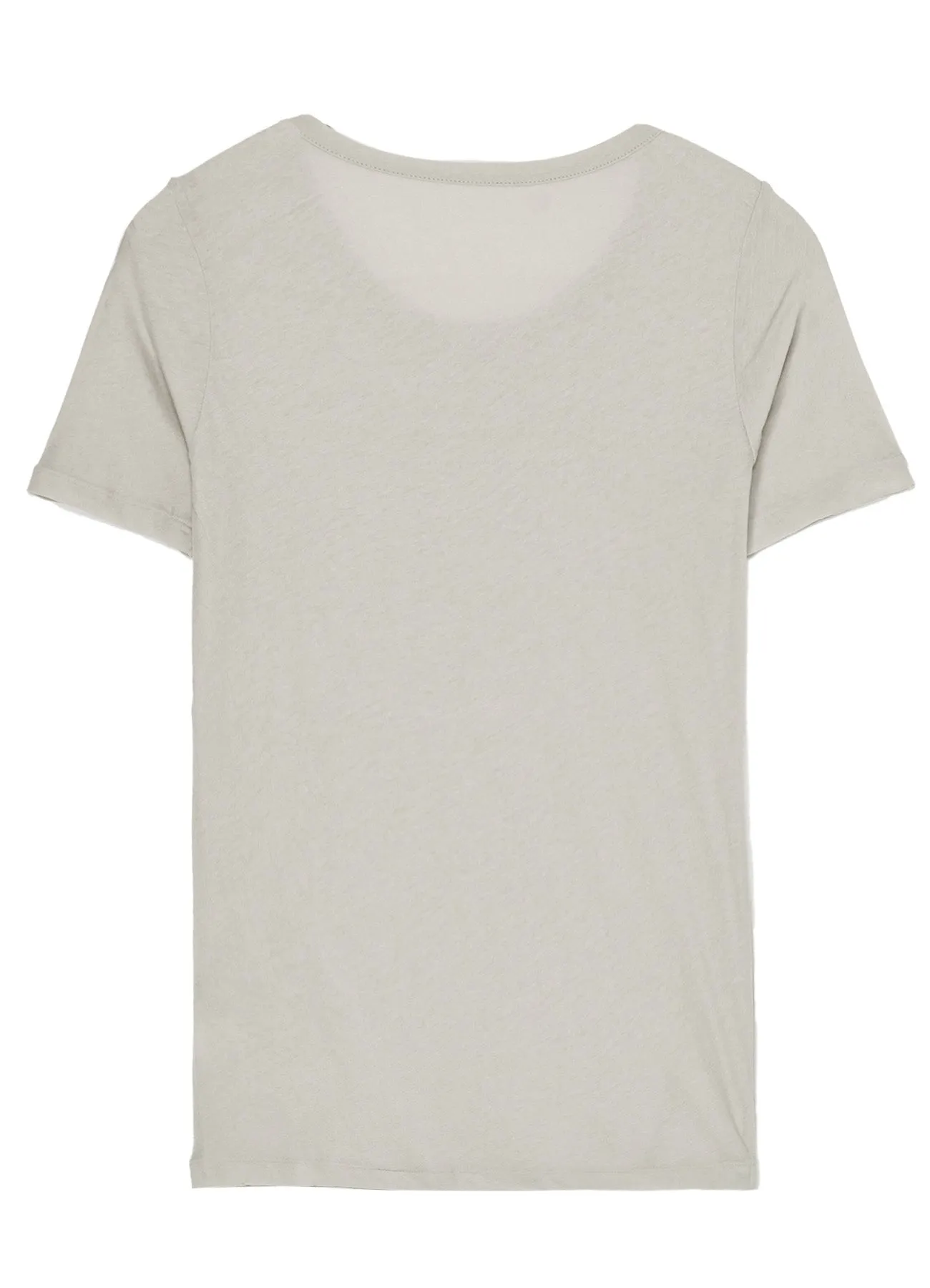 80/-HIGH GAUGE SINGLE JERSEY ROUND NECK SHORT SLV T sold by Yohji Yamamoto product image thumbnail 3