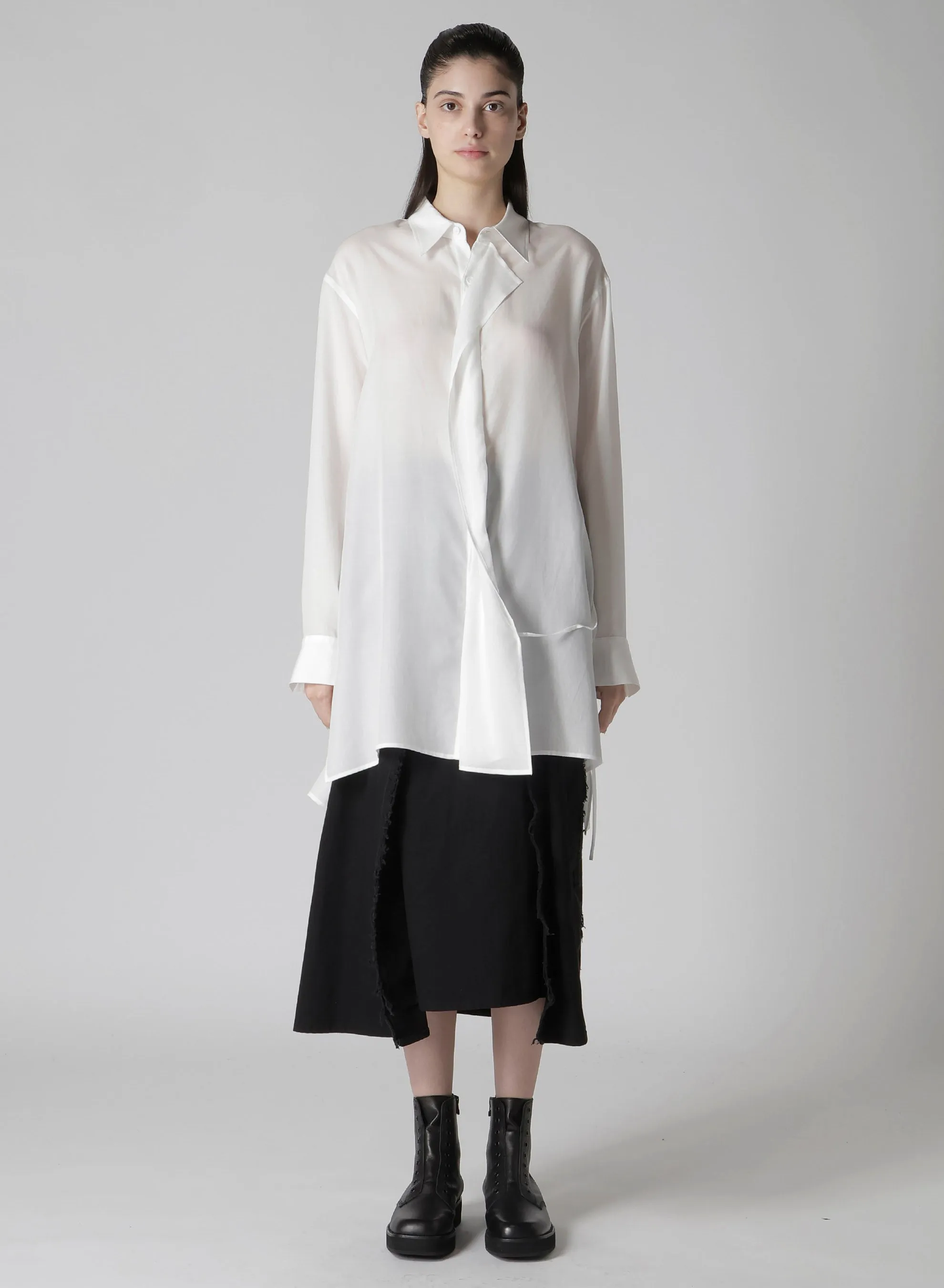CELLULOSE POPLIN DECO C SHIRT sold by Yohji Yamamoto product image thumbnail 3