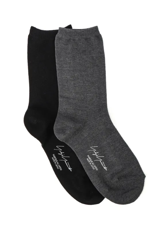 C/AC PLAIN WEAVE PLAIN SOCKS sold by Yohji Yamamoto