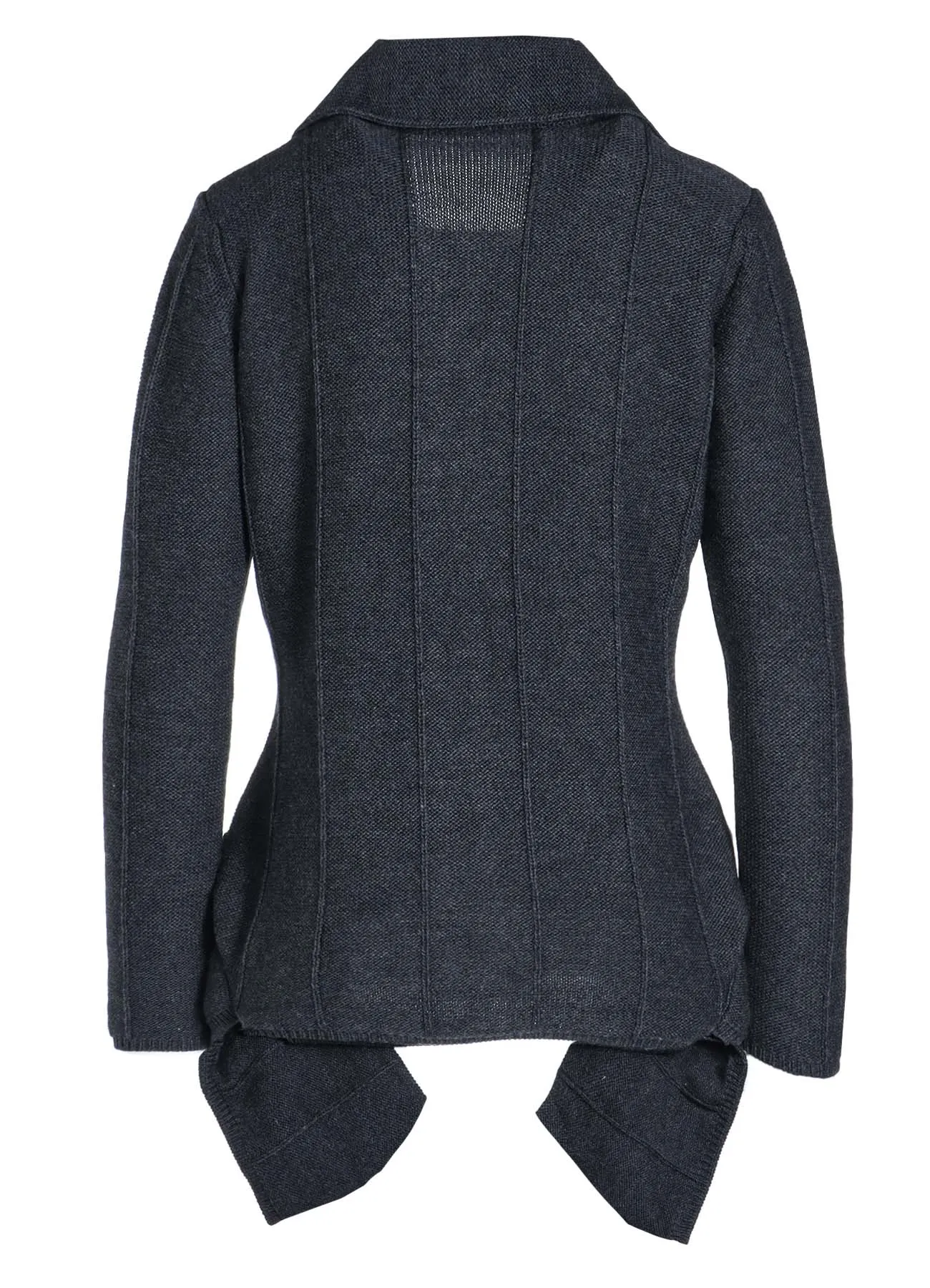 5G2P BACKSIDE KNIT POCKET DETAIL CARDIGAN sold by Yohji Yamamoto product image thumbnail 4