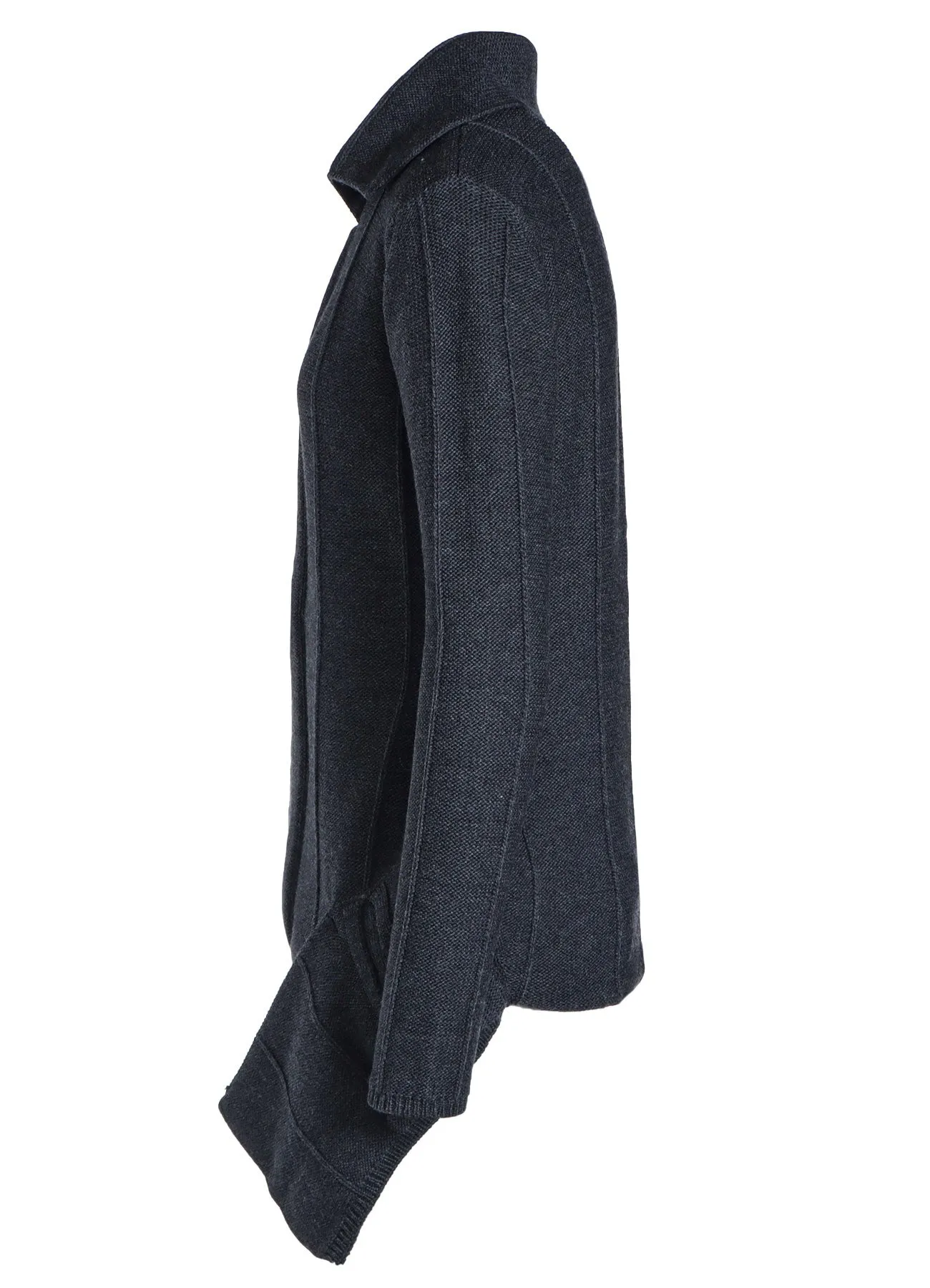 5G2P BACKSIDE KNIT POCKET DETAIL CARDIGAN sold by Yohji Yamamoto product image thumbnail 3