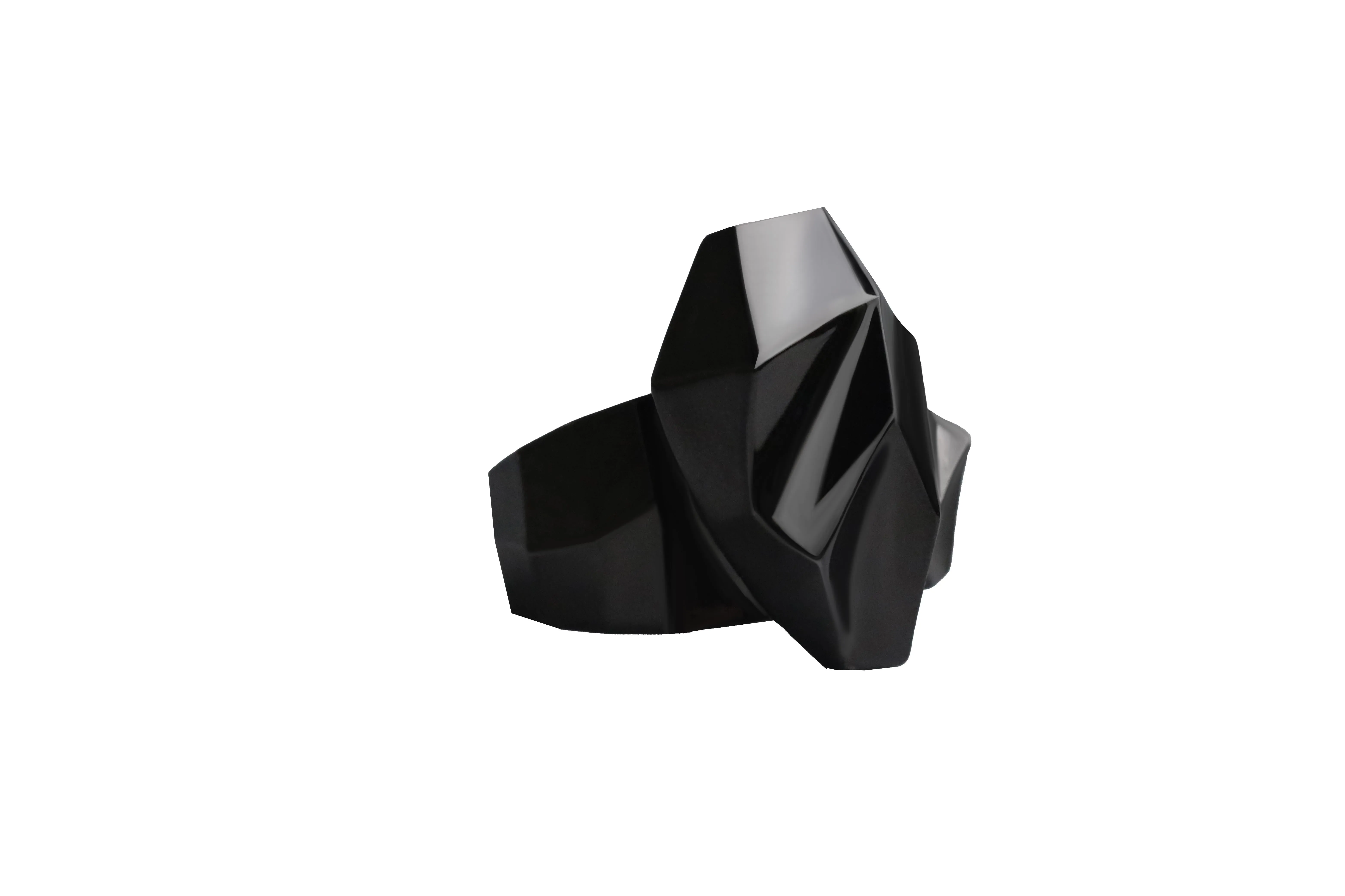BRASS BOULDER RING BLK sold by Yohji Yamamoto product image thumbnail 3