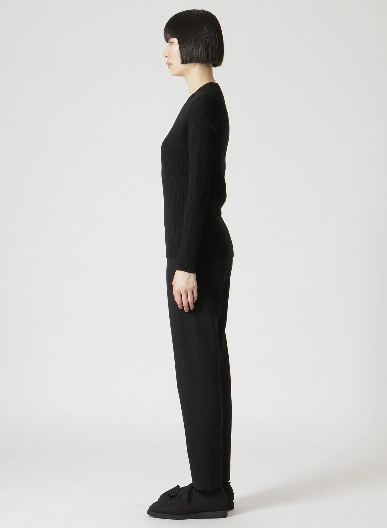 RIB 12G ROUND NECK RIB PO sold by Yohji Yamamoto product image thumbnail 4
