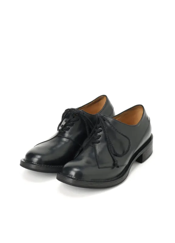 TUMBLED COWHIDE LEATHER DERBY SHOES sold by Yohji Yamamoto